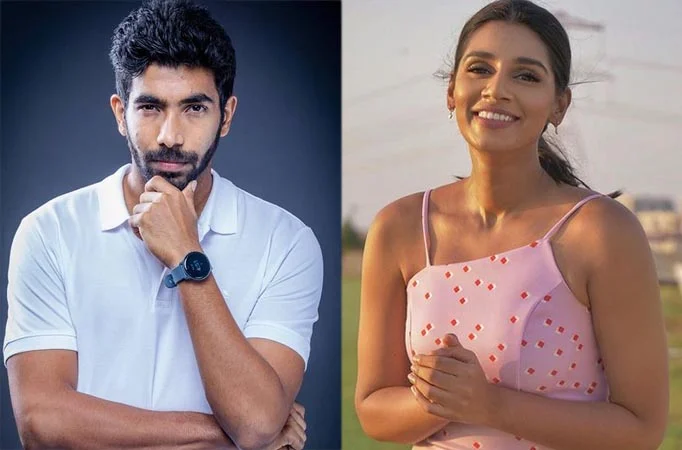 Jasprith Bumrah and wife images