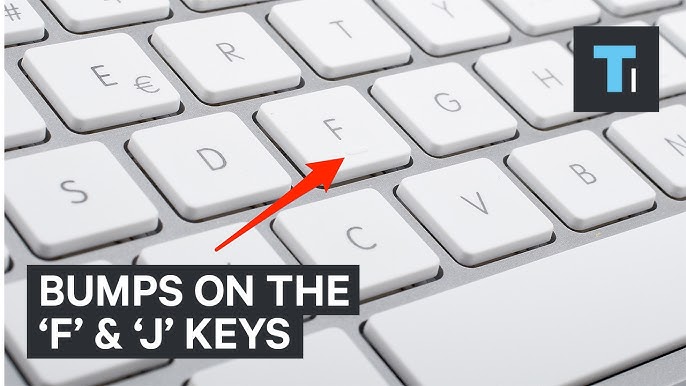 Why are bumps on the 'F' and 'J' keys of computer keyboard?