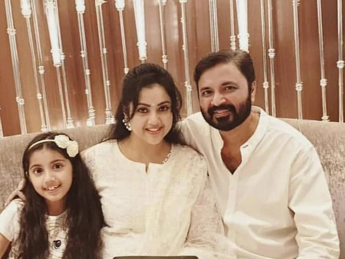Actress Meena and Vidyasagar