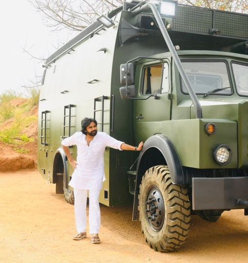 Pawan kalyan Varaahi Vehicle