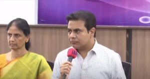 KTR Press Meet On TSPSC Paper Leak