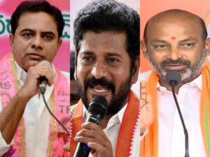Minister KTR Issues Legal Notices To Bandi Sanjay & Revanth Reddy In TSPSC Paper Leak