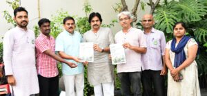 Pawan Kalyan With Formers Rights Organisation