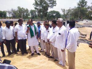 Komati Reddy visited PatelGudem 1