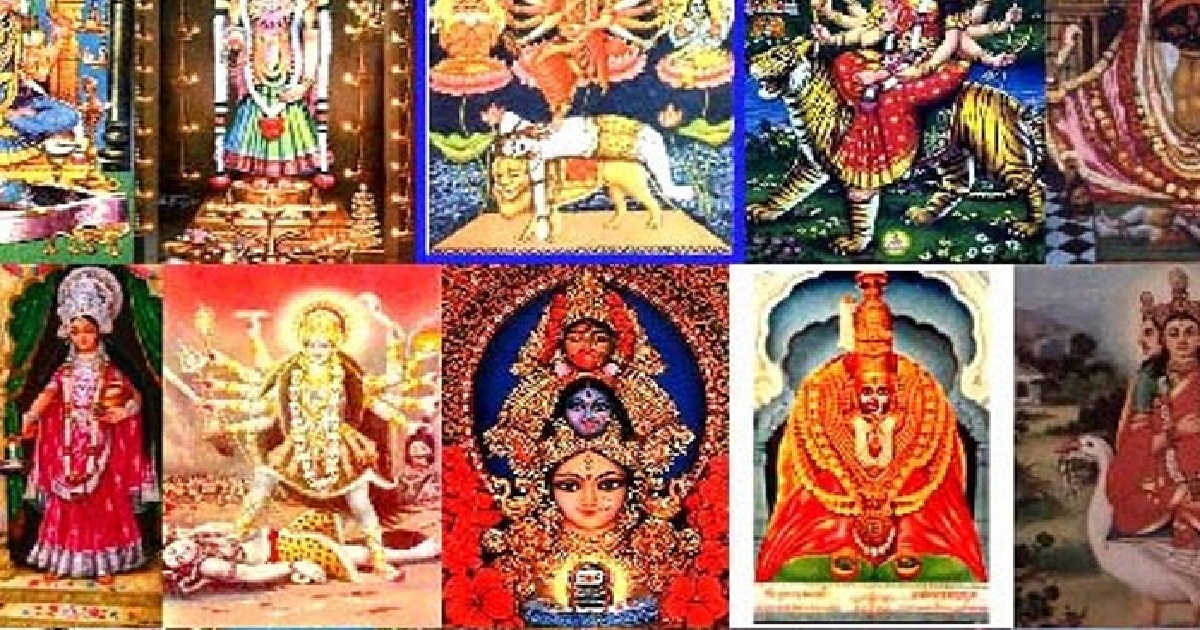 Eighteen Shakthi Peetas Names and Places and అష్టాదశ శక్తి పీఠాలు వాటి పేర్లు