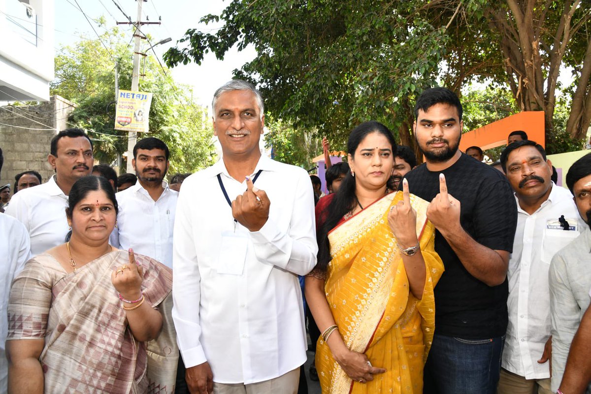 Harish Rao and Family